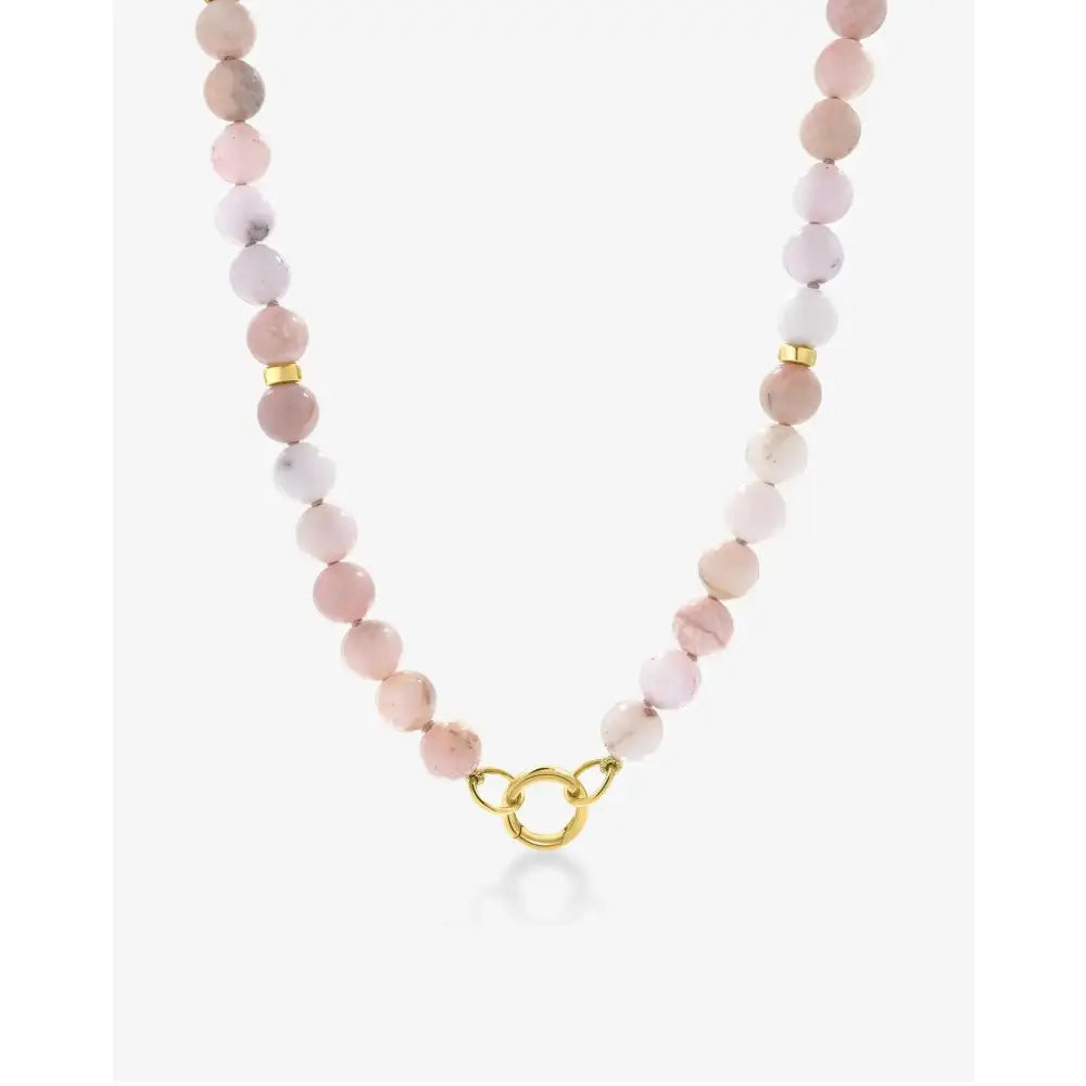 Chic Pink Paloma Necklace: Elevate Your Style with Elegance.