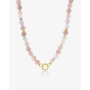 Chic Pink Paloma Necklace: Elevate Your Style with Elegance.