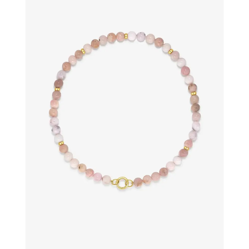 Chic Pink Paloma Necklace: Elevate Your Style with Elegance.