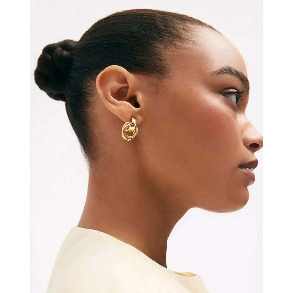 Chic Rope Door Knocker Earrings for a Stylish Touch.