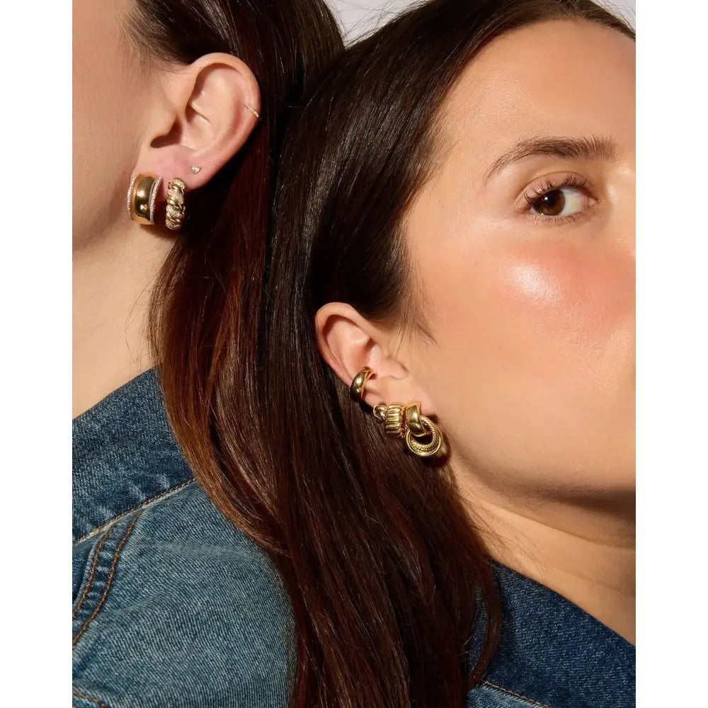 Chic Rope Door Knocker Earrings for a Stylish Touch.