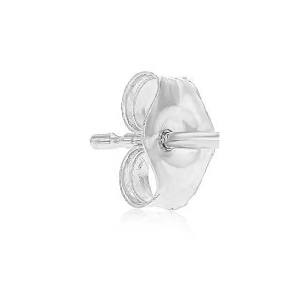 CZ Deer Stud Earrings, Gold Plated in Sterling Silver