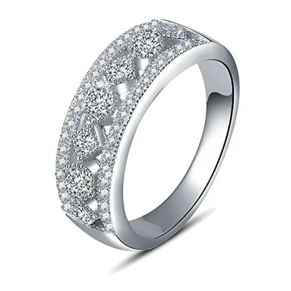 CZ Sensational Sparkle Ring In
