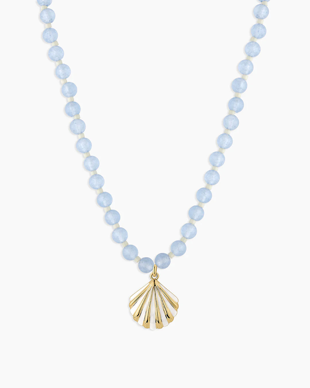 Porto Scallop Necklace NikNenz™ Premium Gold & Diamonds