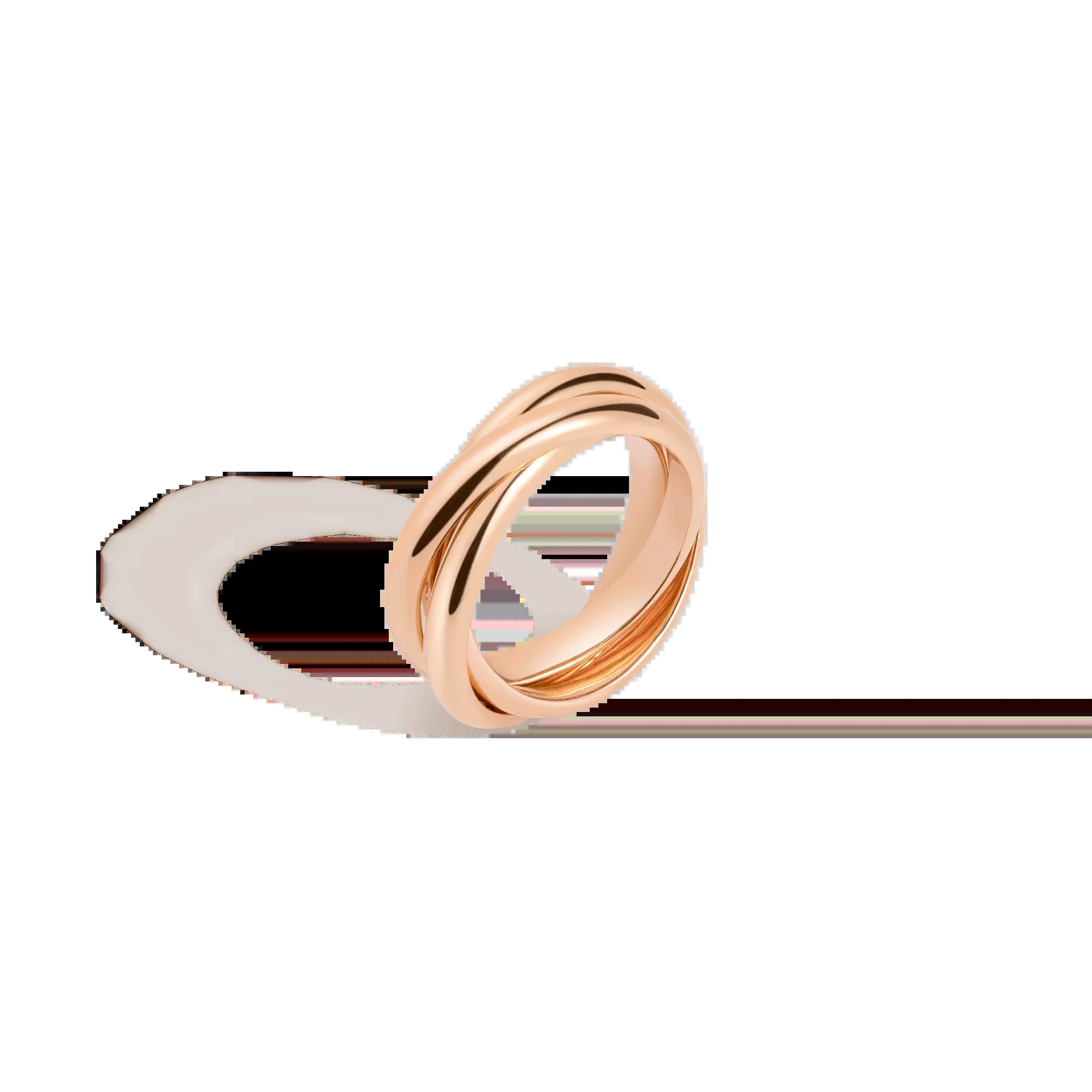 Interlocking Ring NikNenz™ Premium Gold & Diamonds