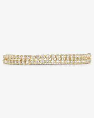 Versatile Multiway Tennis Choker & Double Wrap Bracelet Set.