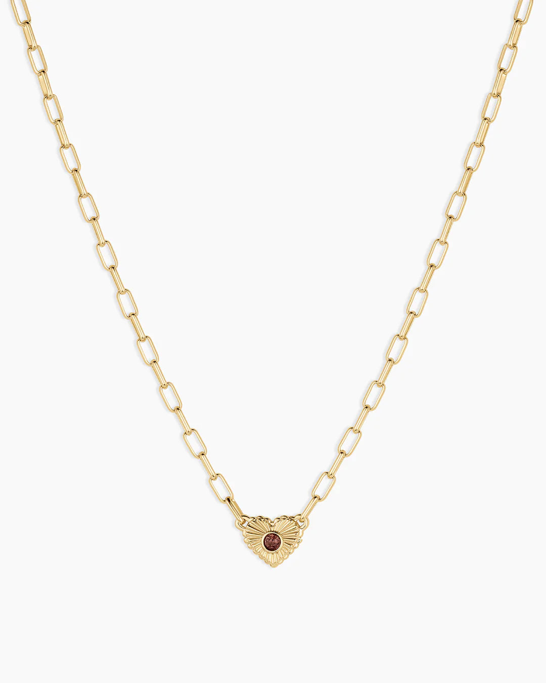 Birthstone Heart Necklace NikNenz™ Premium Gold & Diamonds