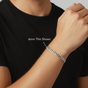 925 Sterling Silver Miami Cuban Link Bracelet
