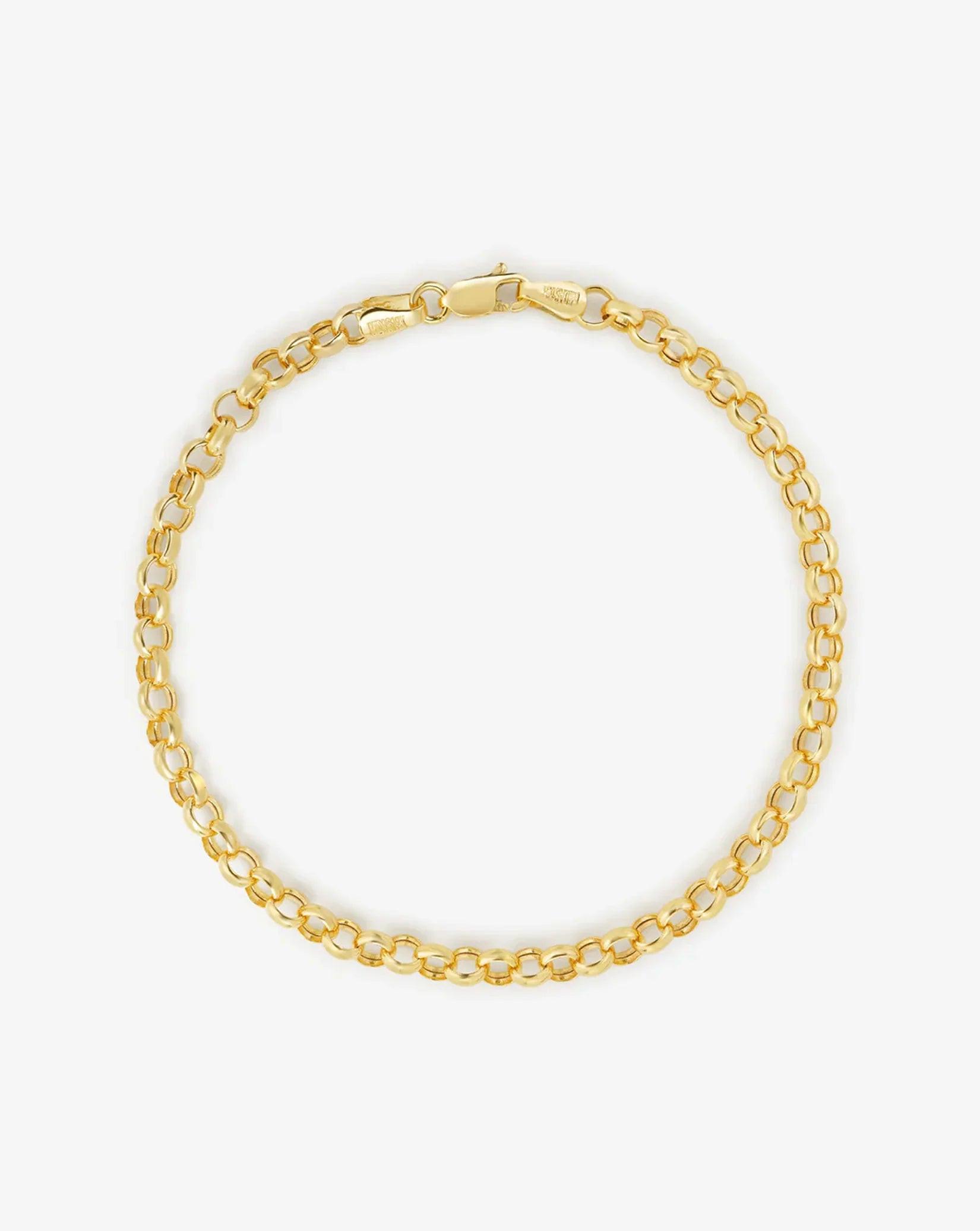 Stunning Hollow Rolo Chain Bracelet for Elegant Style.