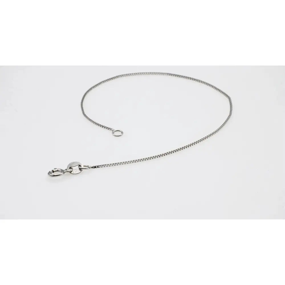 Dainty 10K Solid Gold Box Chain Bracelet - Perfect for Stacking & Everyday Wear.