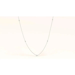 Dainty 14K Gold Diamond Solitaire Necklace – Minimalist Fine Jewelry for Women.