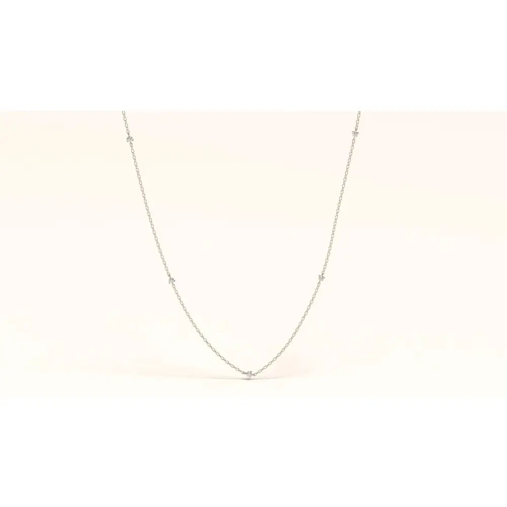 Dainty 14K Gold Diamond Solitaire Necklace – Minimalist Fine Jewelry for Women.