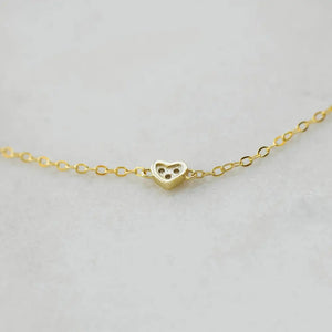 Dainty 925 Sterling Silver Heart Bracelet - Perfect Gift for Her.
