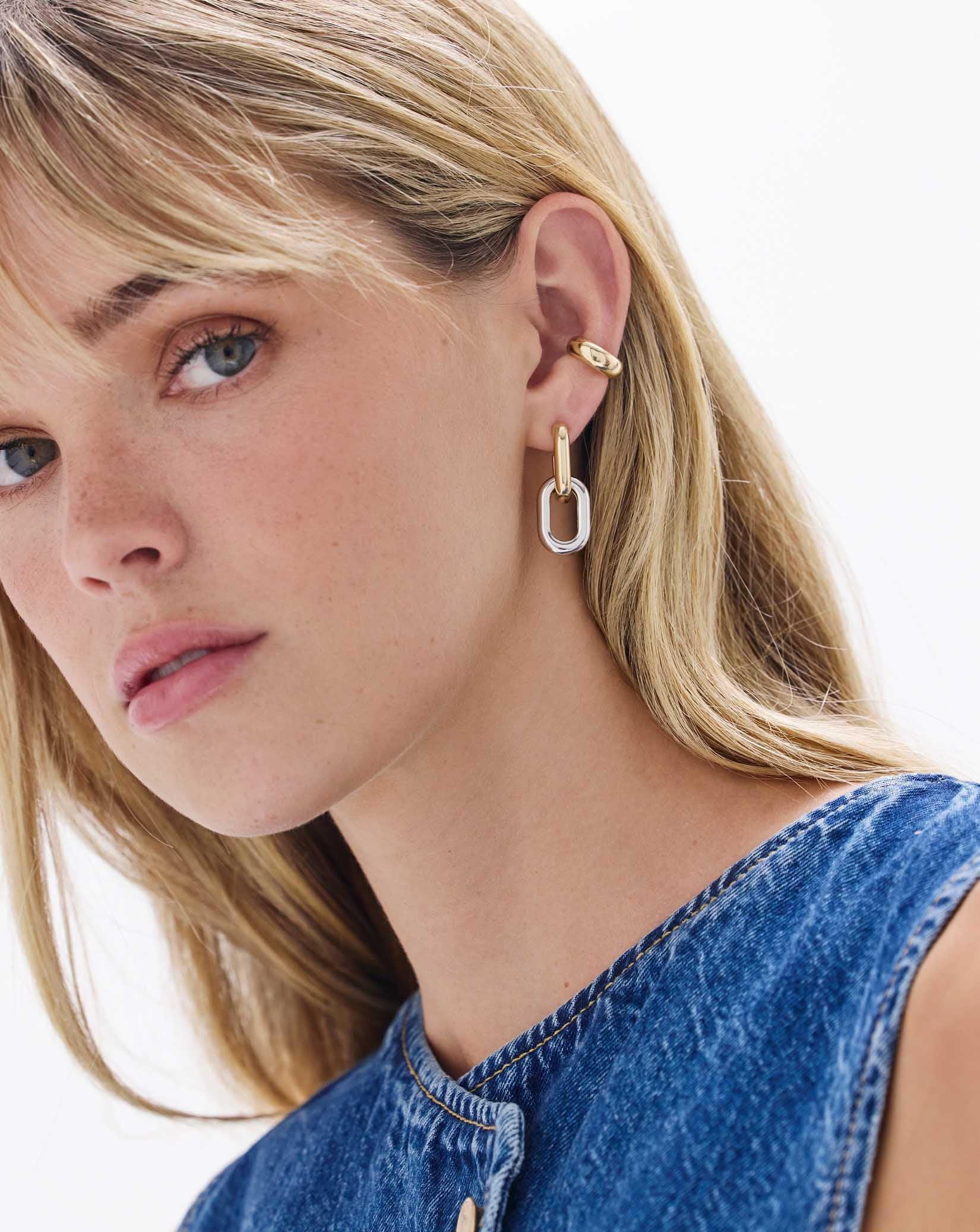 Multiway Cloud Link Earrings.