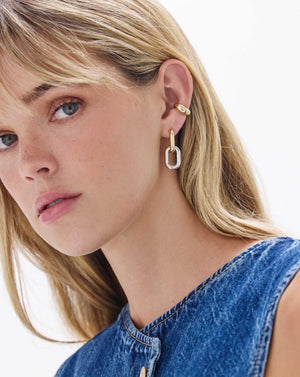 Multiway Cloud Link Earrings.