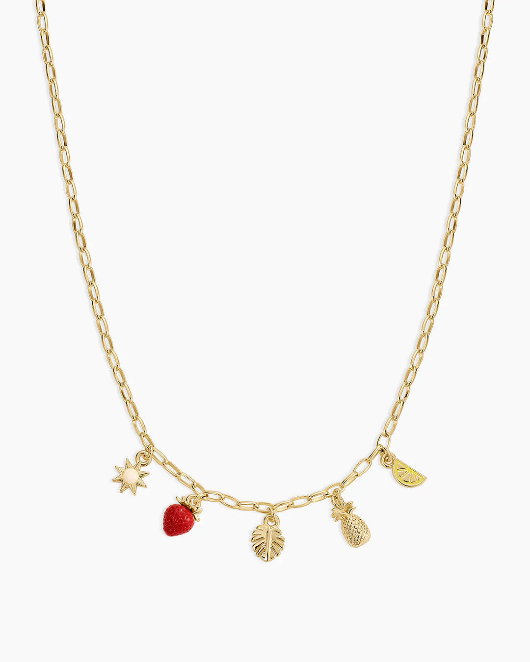 Summer Mini Charm Necklace NikNenz™ Premium Gold & Diamonds