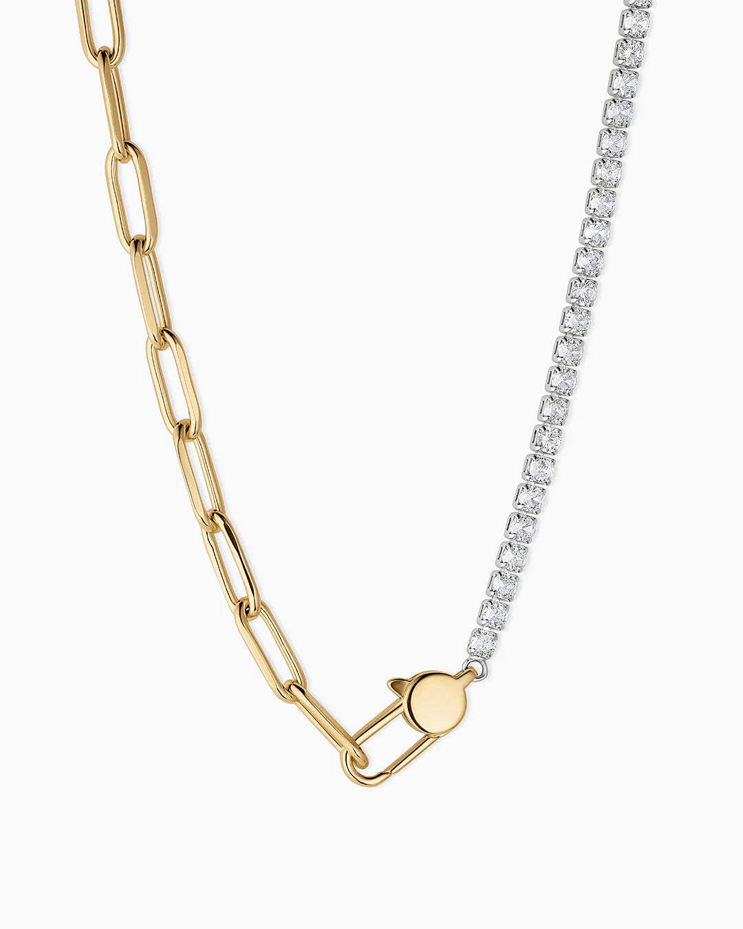 Florence Tennis Chain Necklace NikNenz™ Premium Gold & Diamonds