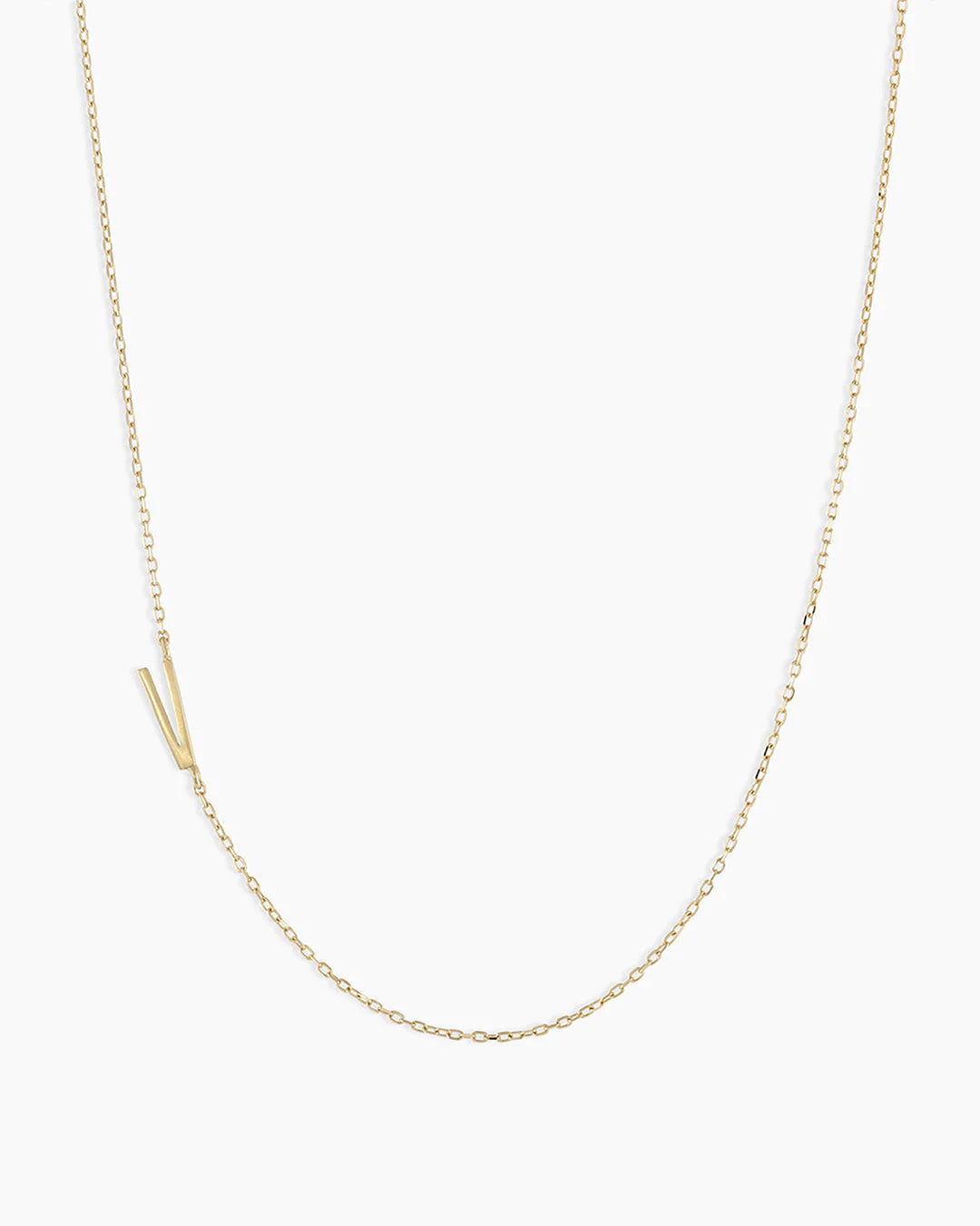 14K Gold Alphabet Necklace NikNenz™ Premium Gold & Diamonds