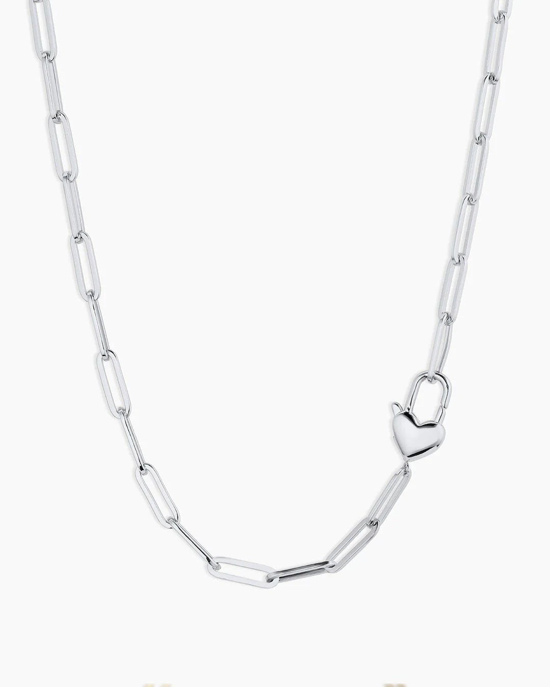 Heart Padlock Necklace