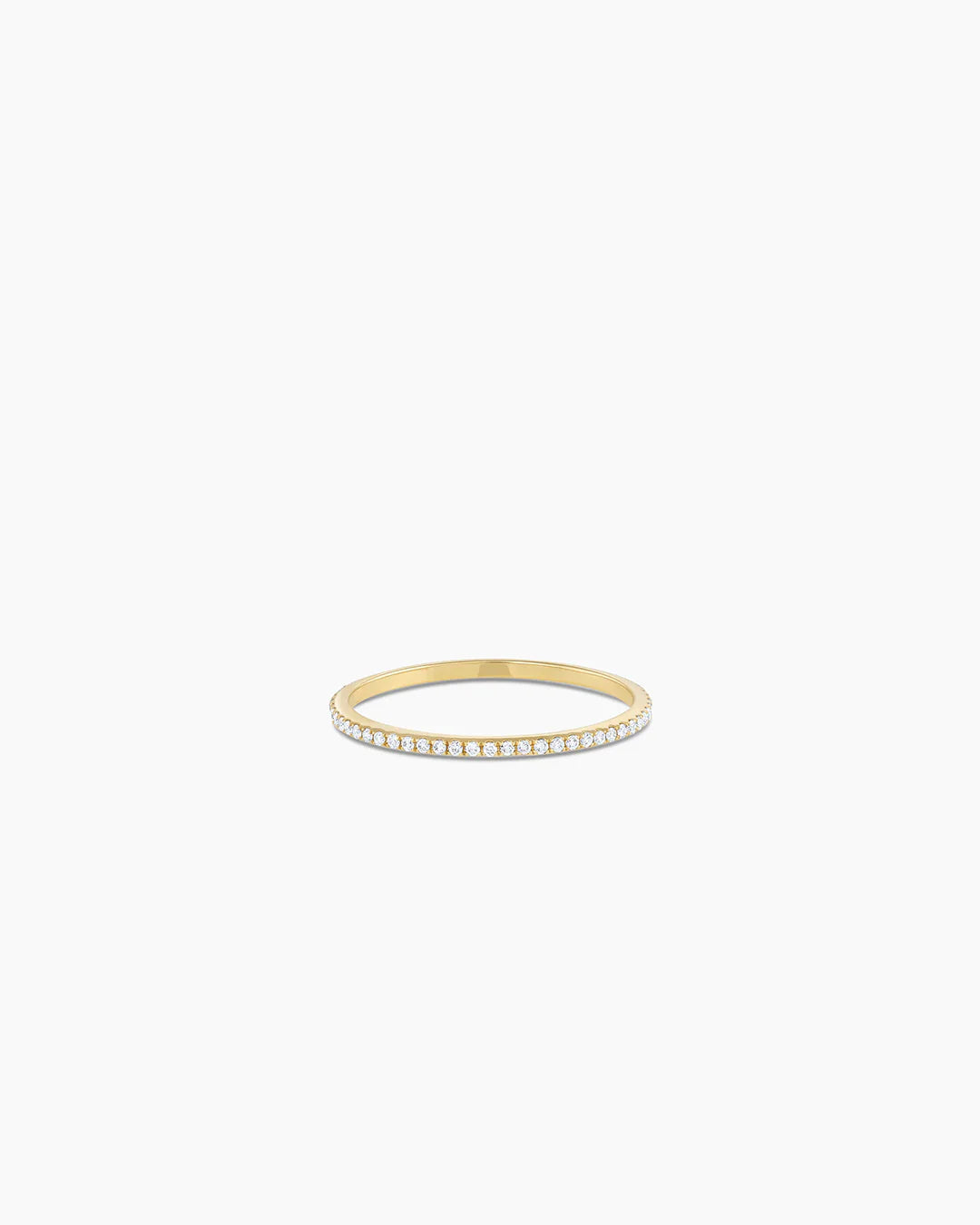 14K Diamond Bar Eternity Ring