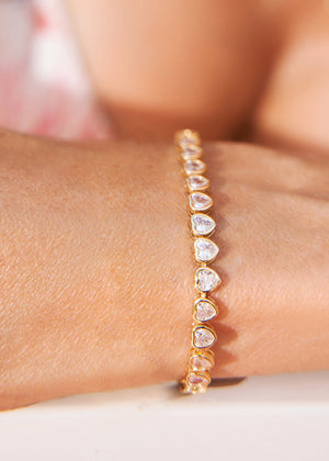 Heart It Bracelet NikNenz™ Premium Gold & Diamonds