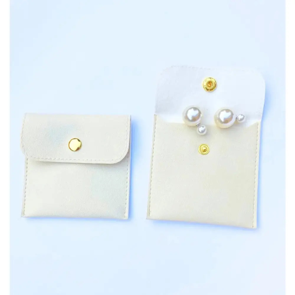 Double Faux Pearl Earrings, Bridal Wedding Jewelry