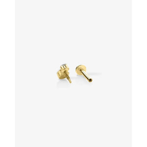 Duo Lab Diamond Flatback Studs - Sparkle with Elegance.
