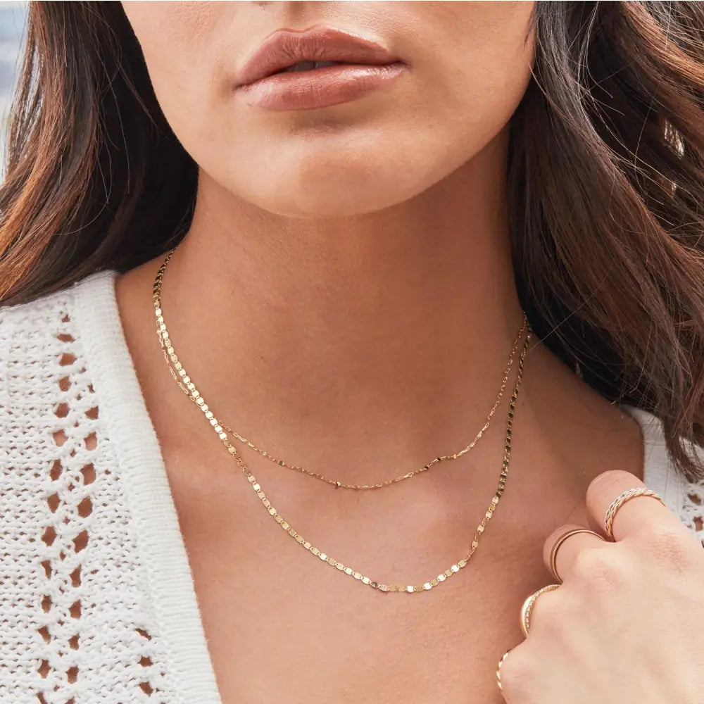 Duo Mirror Necklace