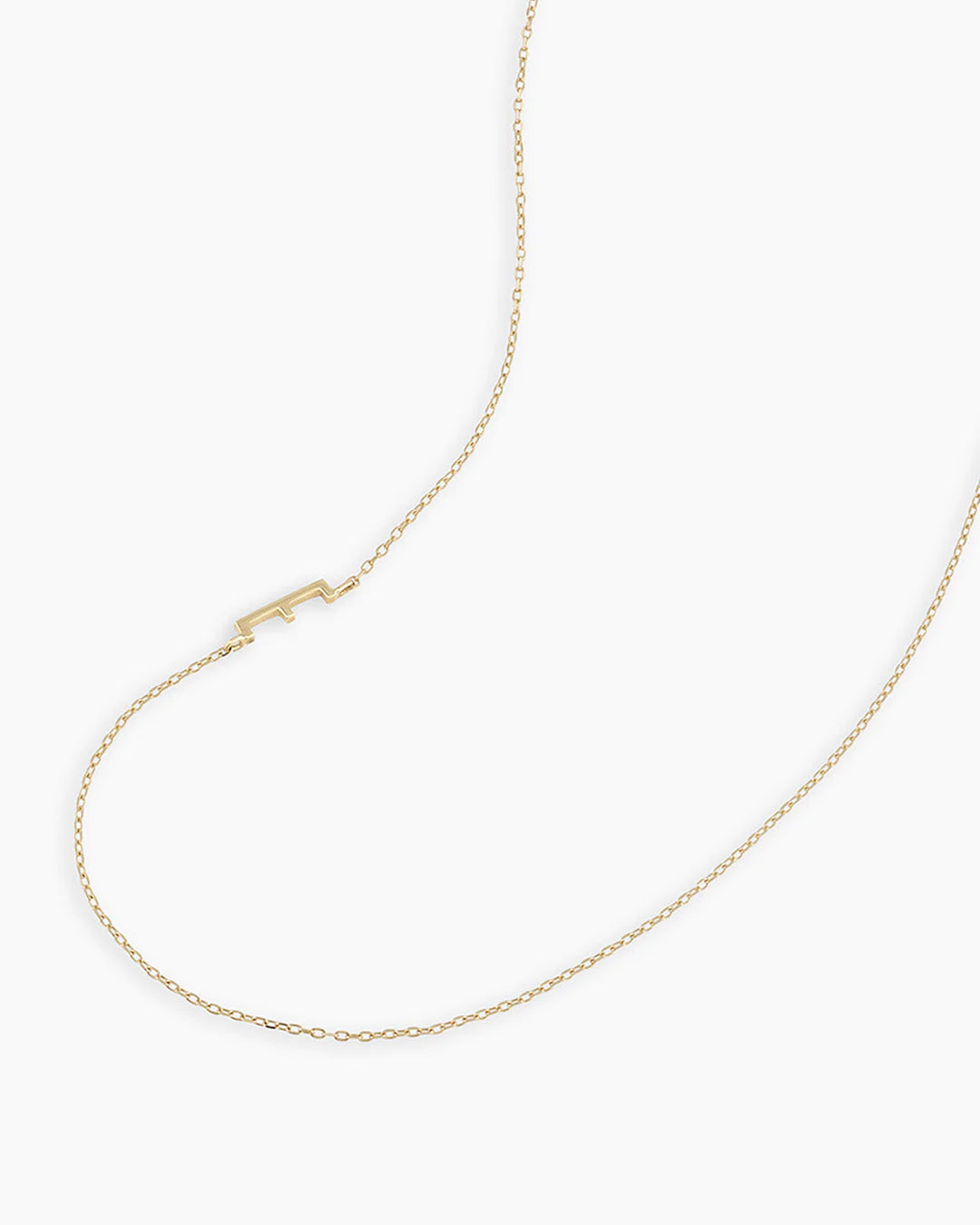 14K Gold Alphabet Necklace NikNenz™ Premium Gold & Diamonds