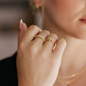 Estée Lalonde Fine Flow Diamond Ring 14Ct Solid Gold
