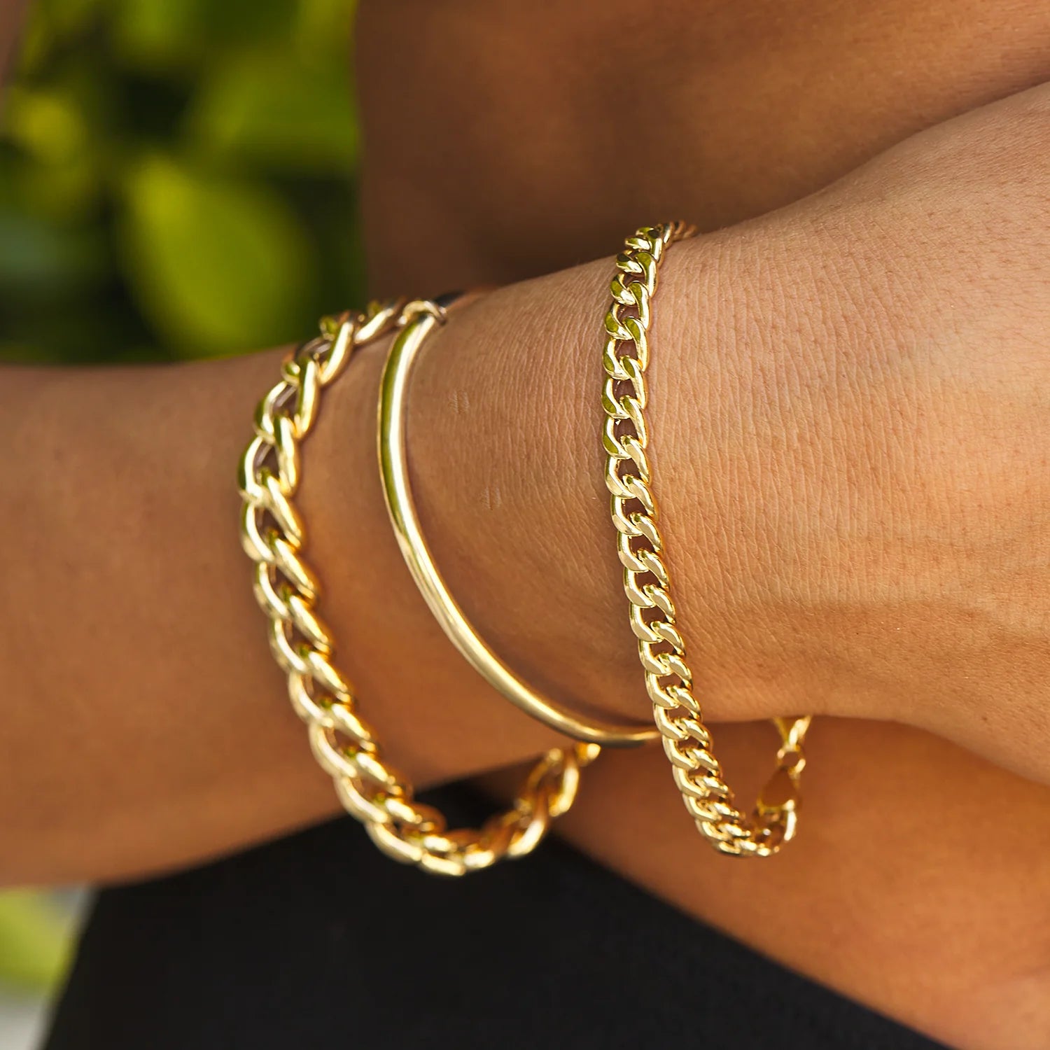 14K Miami Cuban Link Chain Bracelet 5.5Mm