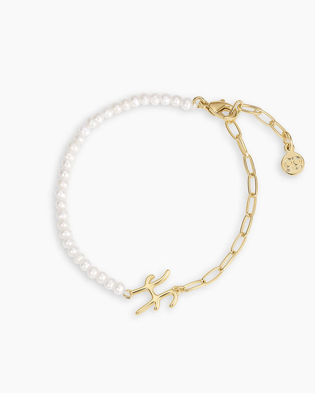 Lou Pearl Alphabet Bracelet
