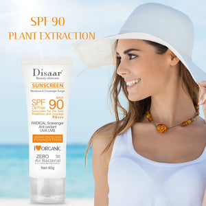 Facial Body Sunscreen Whitening Sun Cream Sunblock Skin Protective Cream Anti-Aging Oil-Control Moisturizing SPF90 Face