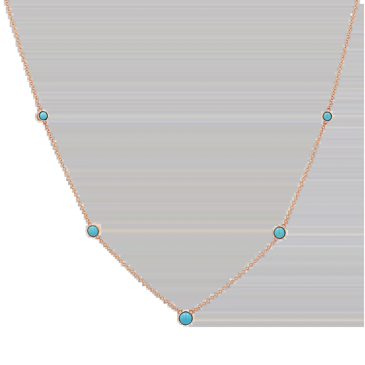 Graduating Genuine Turquoise Necklace