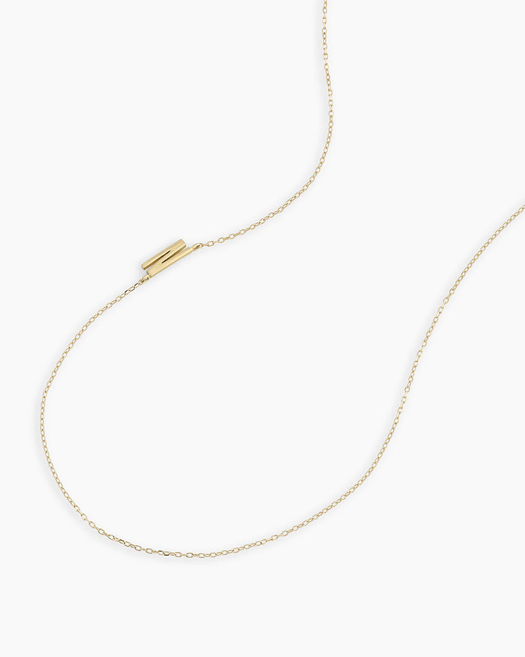 14K Gold Alphabet Necklace NikNenz™ Premium Gold & Diamonds