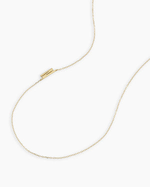 14K Gold Alphabet Necklace NikNenz™ Premium Gold & Diamonds