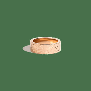 AURATE X MACENNA: Rose Garden Ring NikNenz™ Premium Gold & Diamonds