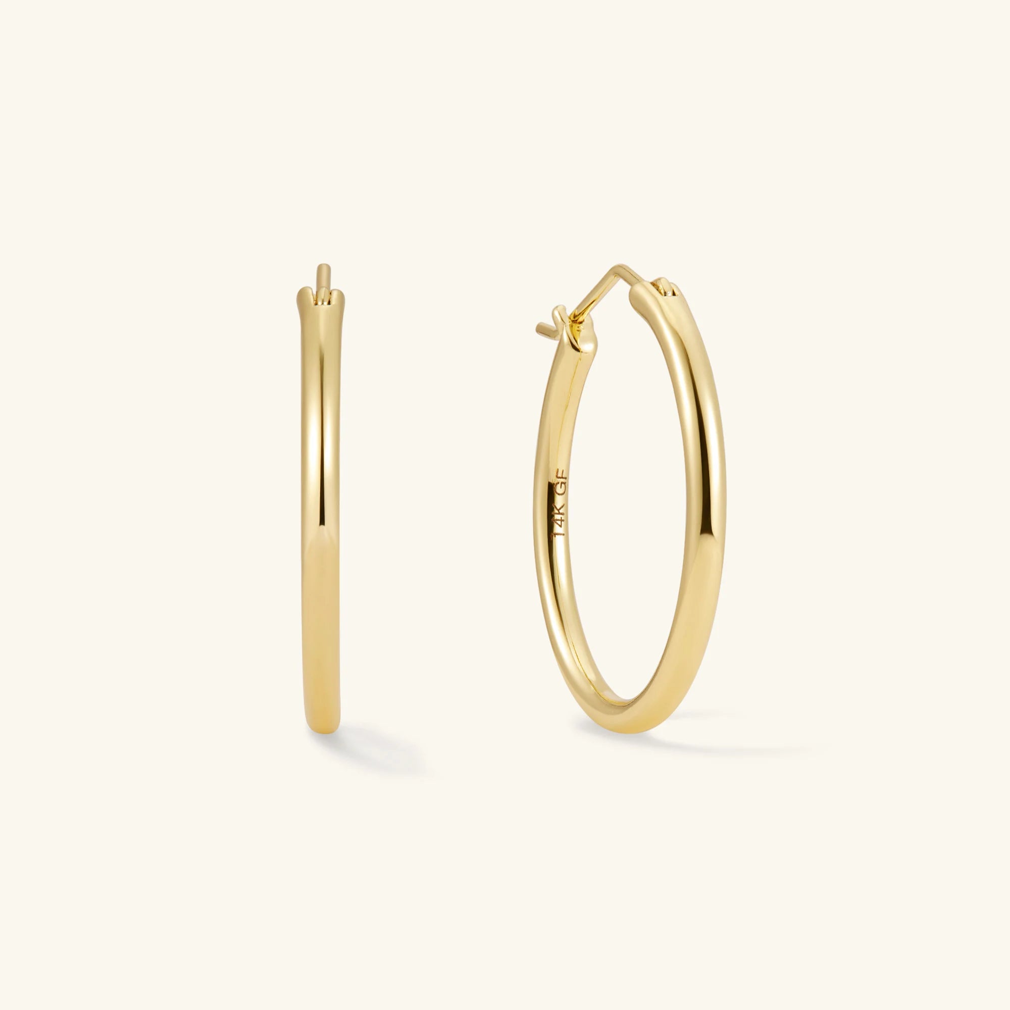 14K Gold Hoop Earrings for Women Small Hoop Earrings Gold Filled Earrings Gold Hoops Large Hoops Minimalist Earrings Valentines Gift for Her