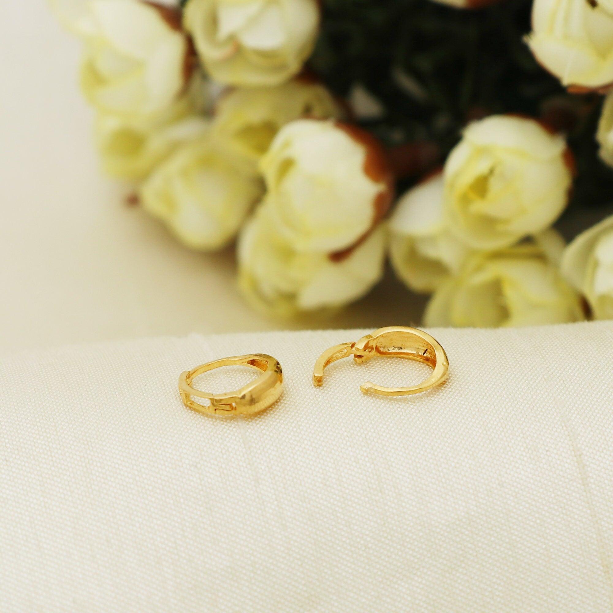Elegant 20K Gold Bali Hoop Earrings – The Perfect Gift for Birthdays & Daily Elegance.