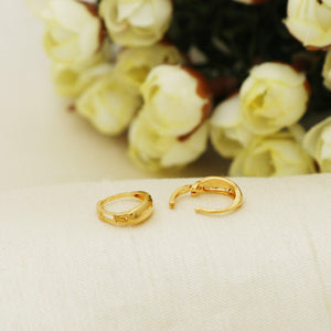 Elegant 20K Gold Bali Hoop Earrings – The Perfect Gift for Birthdays & Daily Elegance.