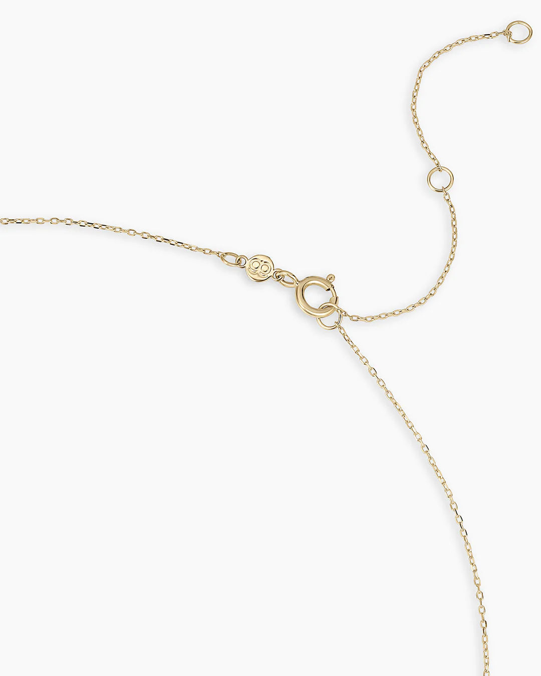 Diamond Pavé Halo Charm Necklace