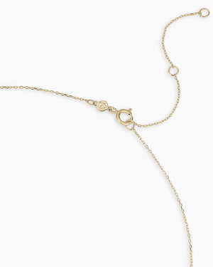 Diamond Pavé Halo Charm Necklace