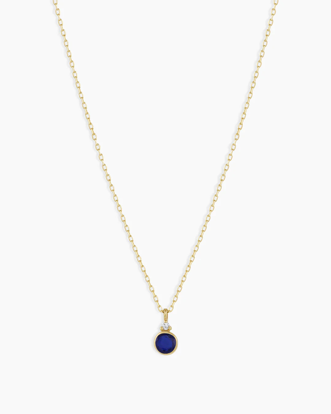 14K Gold Birthstone Necklace