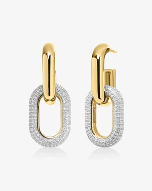 Multiway Cloud Link Earrings.