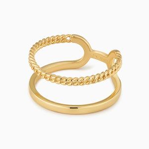 Elegant Twin Set Ring - Timeless Beauty for Every Occasion.
