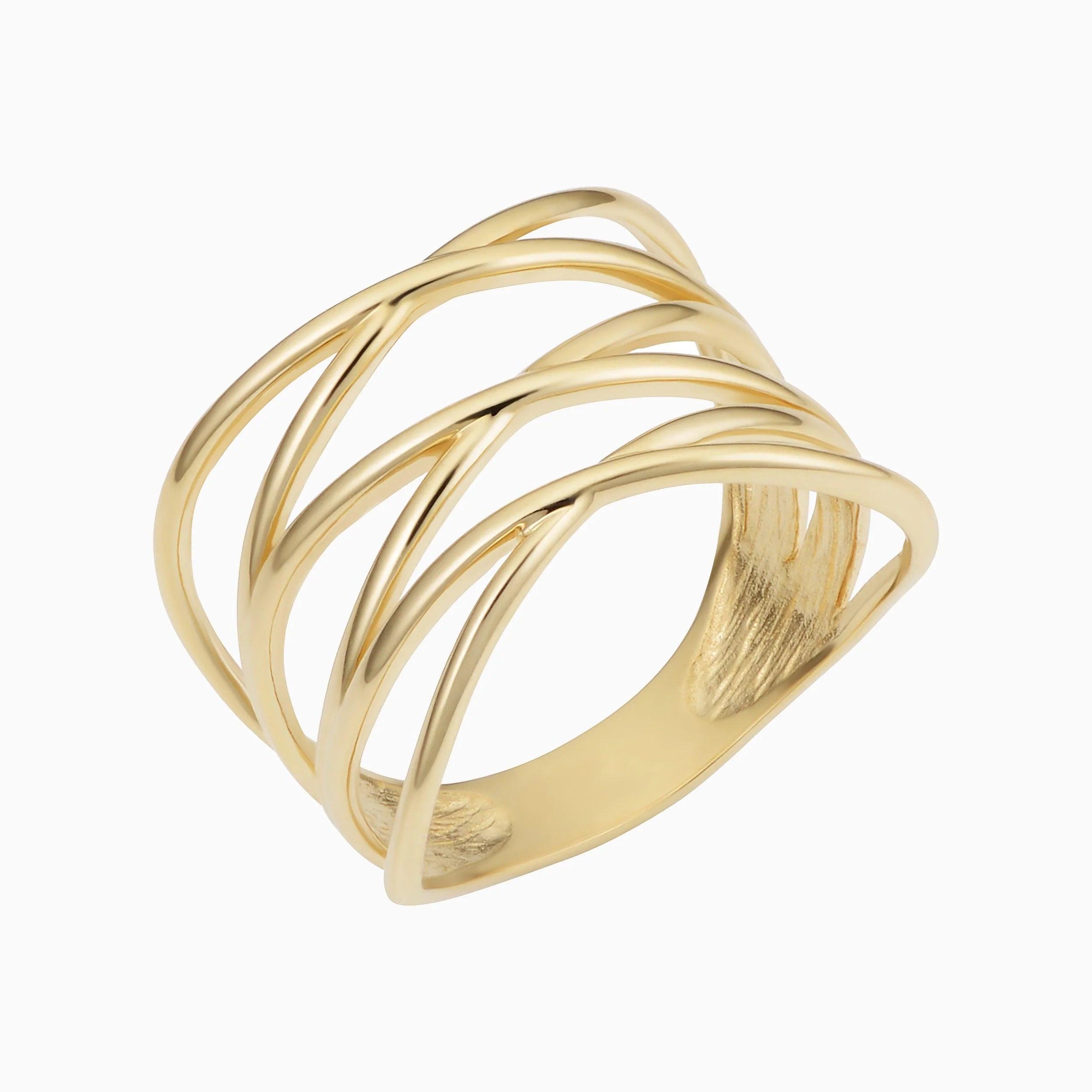 Stylish West Side Highway Statement Ring.