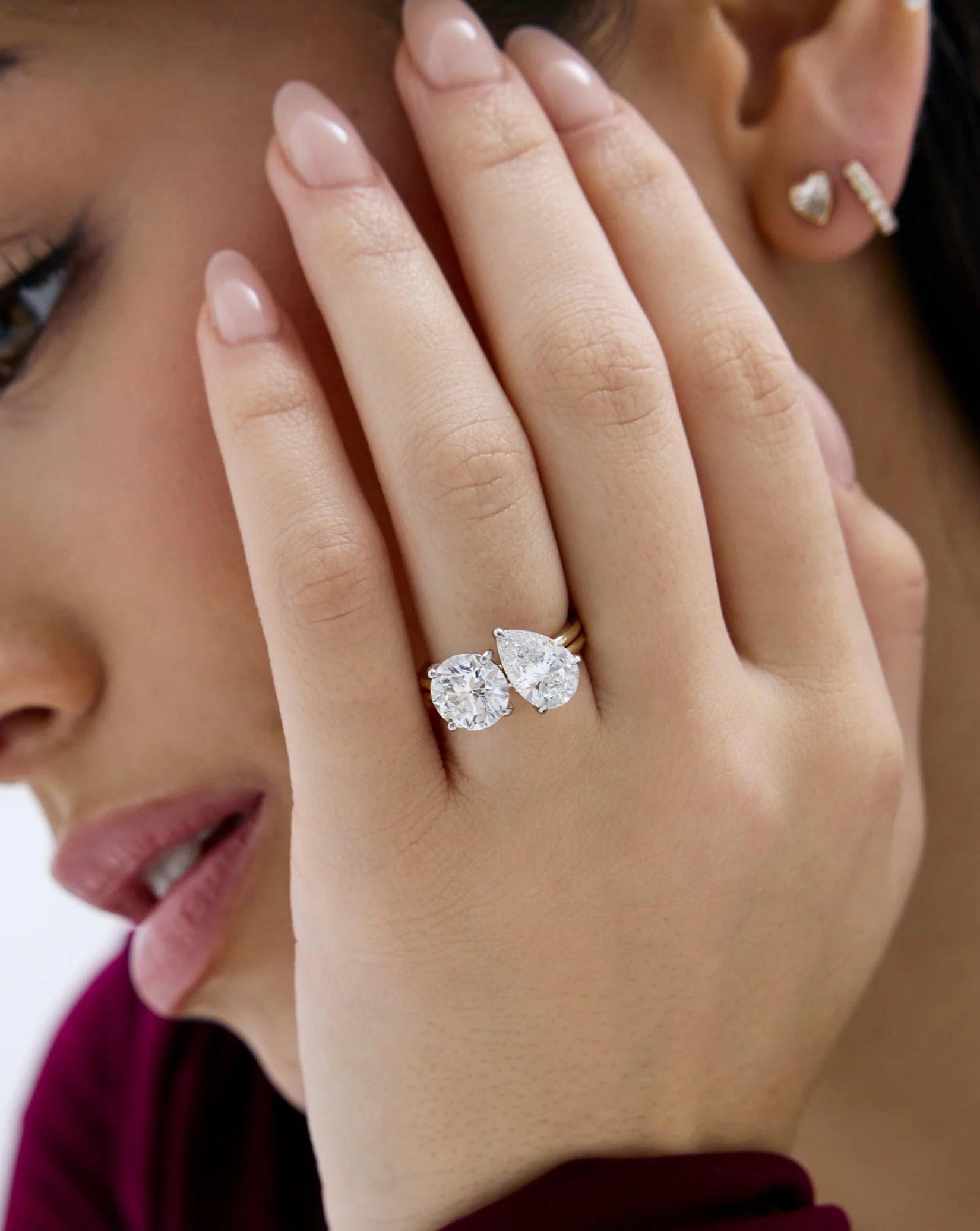 Whisper Thin® Duet: 4.74" Round & Pear Shape Perfection.
