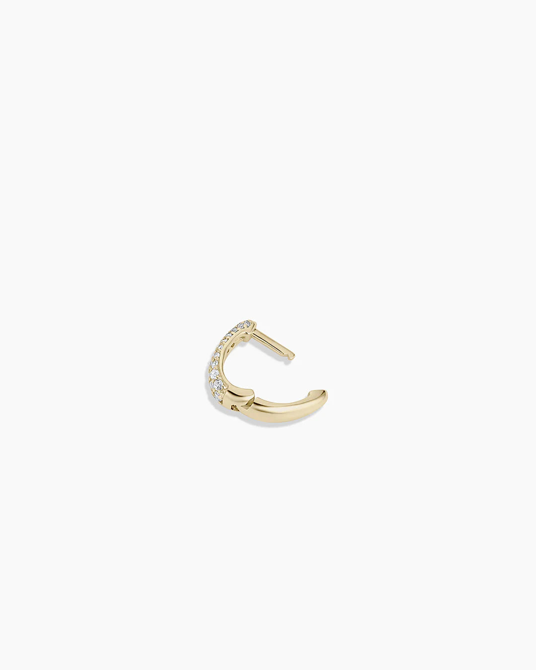 14K Diamond Banks Single Huggie