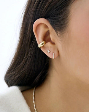 Pavé Diamond Evil Eye Studs.