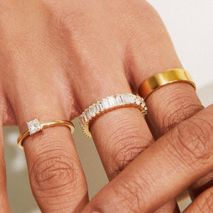 Two-In-One Lab Grown Diamond Eternity Ring NikNenz™ Premium Gold & Diamonds